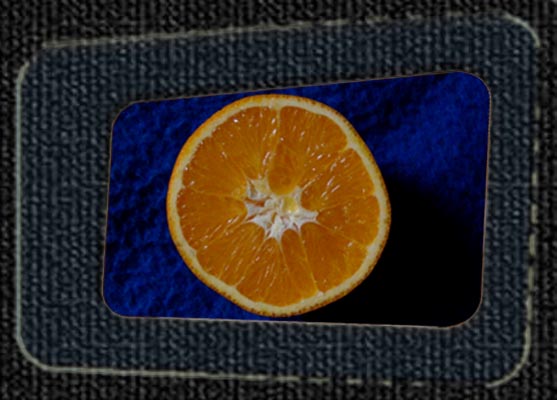 aufgeschnittene Orange